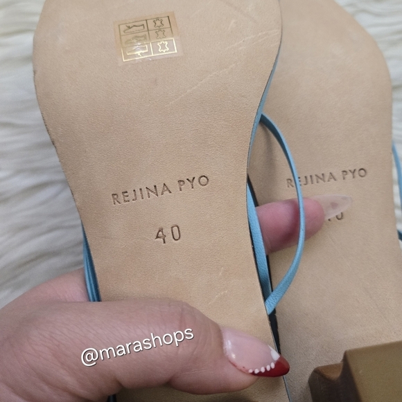 Rejina Pyo Wave Harley Sandal in Jewel Blue - Picture 7 of 11